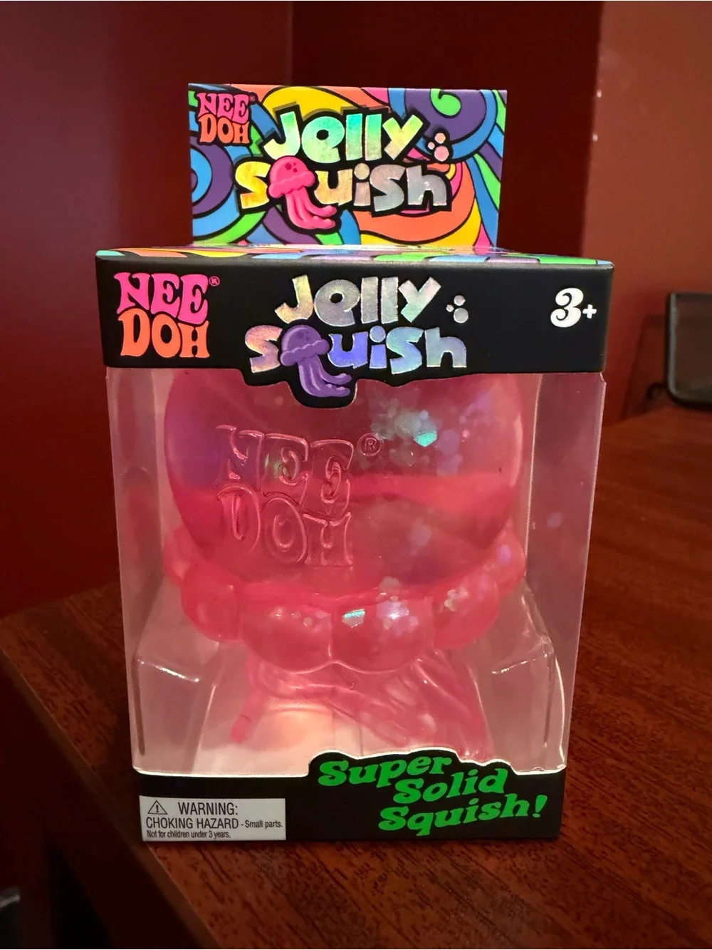 NeeDoh Jelly Squish- Pink